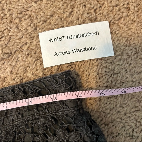 American Eagle | Lace Mini Skirt Dark Gray Women’s Size 0 - Picture 10 of 12